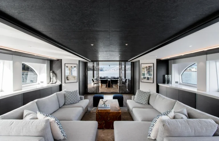 Yacht inside